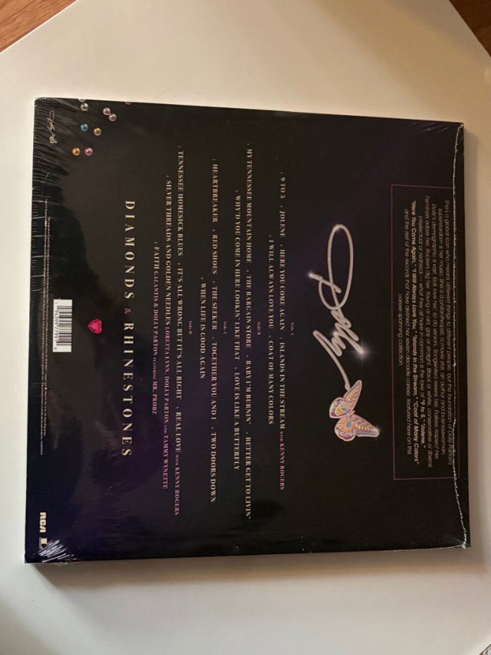 Dolly Parton - Diamonds & Rhinestones Greatest Hits 2 LP Vinyl Album Sealed - Picture 4 of 5